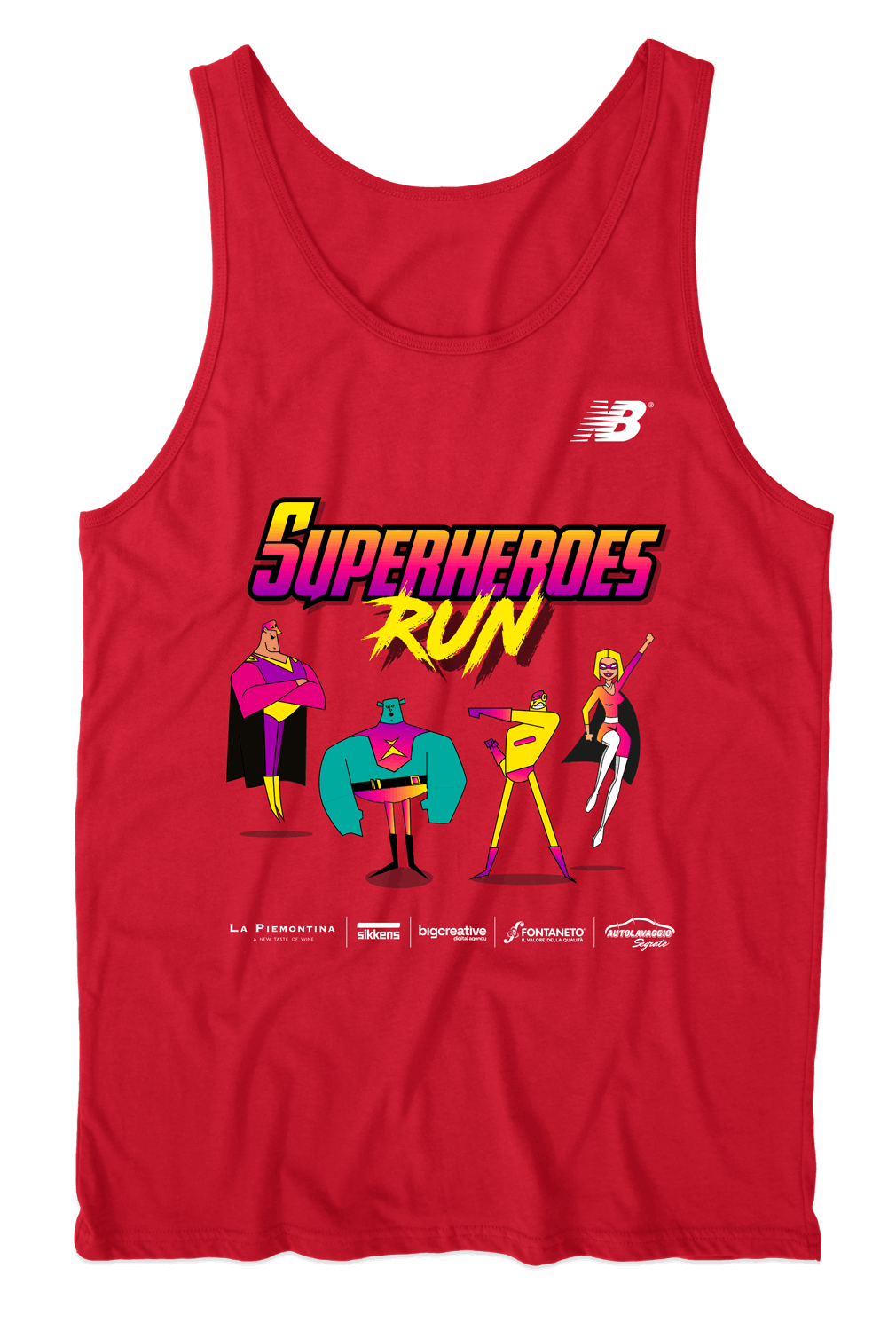 Canotta ufficiale Superheroes 2023